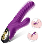 Vibrator Eternity pentru punctul G, silicon, violet, USB, impermeabil