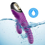 Vibrator Eternity pentru punctul G, silicon, violet, USB, impermeabil