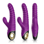 Vibrator Eternity pentru punctul G, silicon, violet, USB, impermeabil