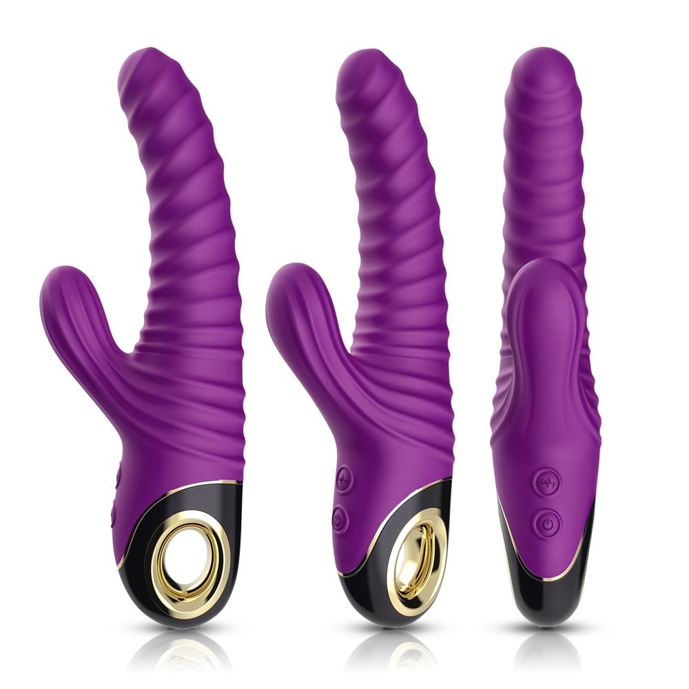 Vibrator Eternity pentru punctul G, silicon, violet, USB, impermeabil