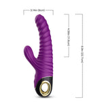 Vibrator Eternity pentru punctul G, silicon, violet, USB, impermeabil