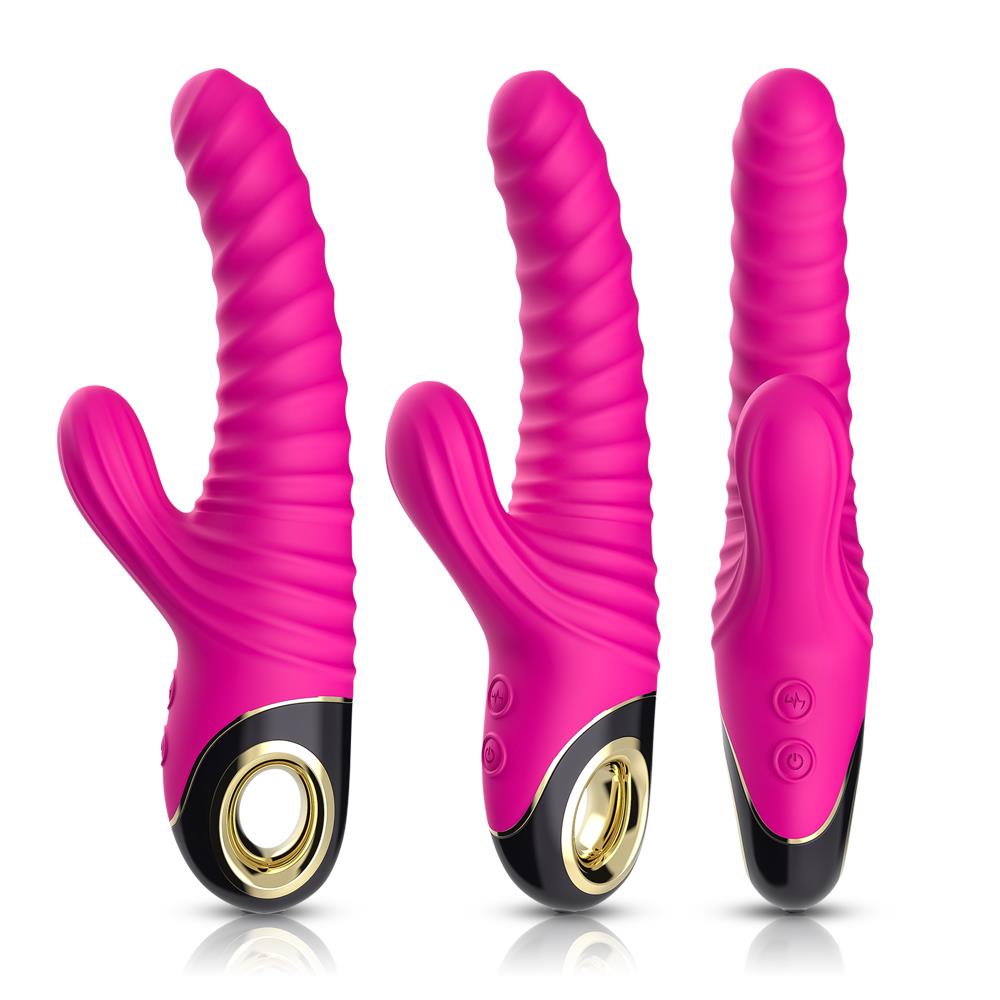 Vibrator Eternity pentru punctul G, silicon roz, USB, impermeabil