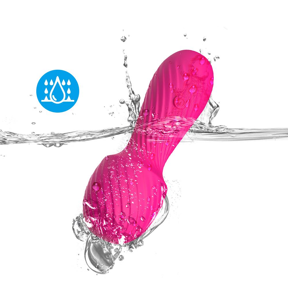 Masaj vibrant Dazzle seria B Joy din silicon, roz, USB