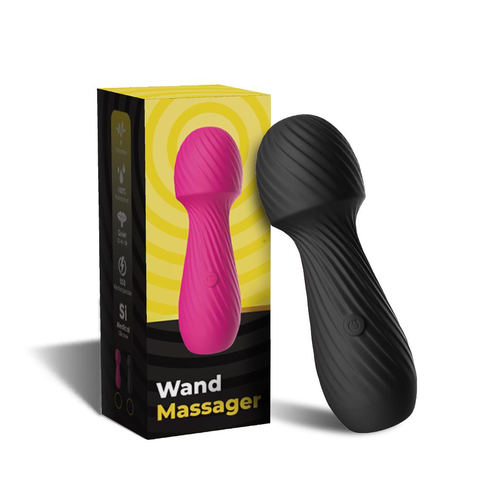 Masaj vibrant Dazzle seria B Joy, silicon negru, USB