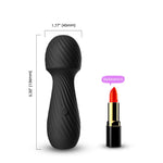 Masaj vibrant Dazzle seria B Joy, silicon negru, USB