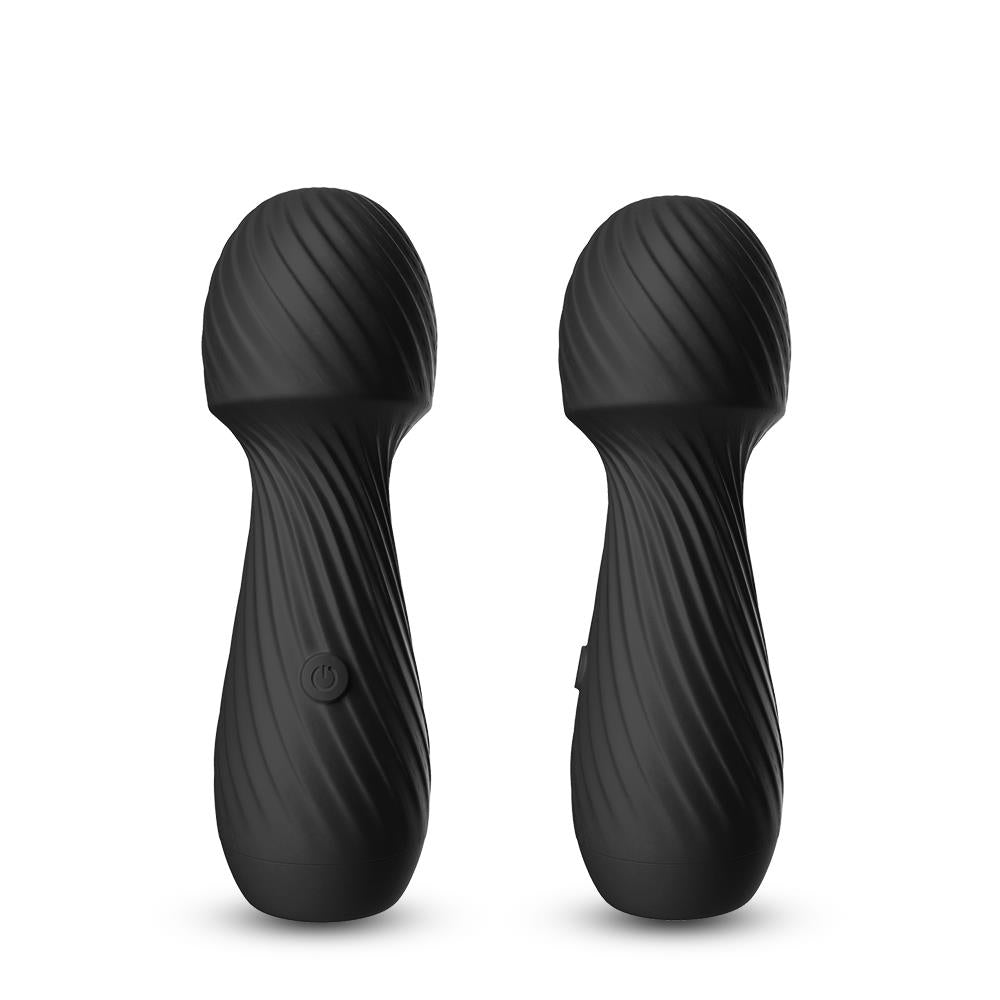 Masaj vibrant Dazzle seria B Joy, silicon negru, USB