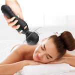 Masaj vibrator Freedom Joy din silicon, negru, USB, impermeabil