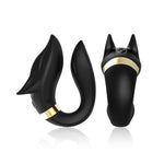 Stimulator Clitoridian Fox Silicon Negru USB Impermeabil