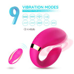 Stimulator Clitoridian din Silicon Roz Deschis Crescent USB Seria B Joy