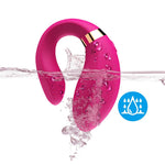 Stimulator Clitoridian din Silicon Roz Deschis Crescent USB Seria B Joy