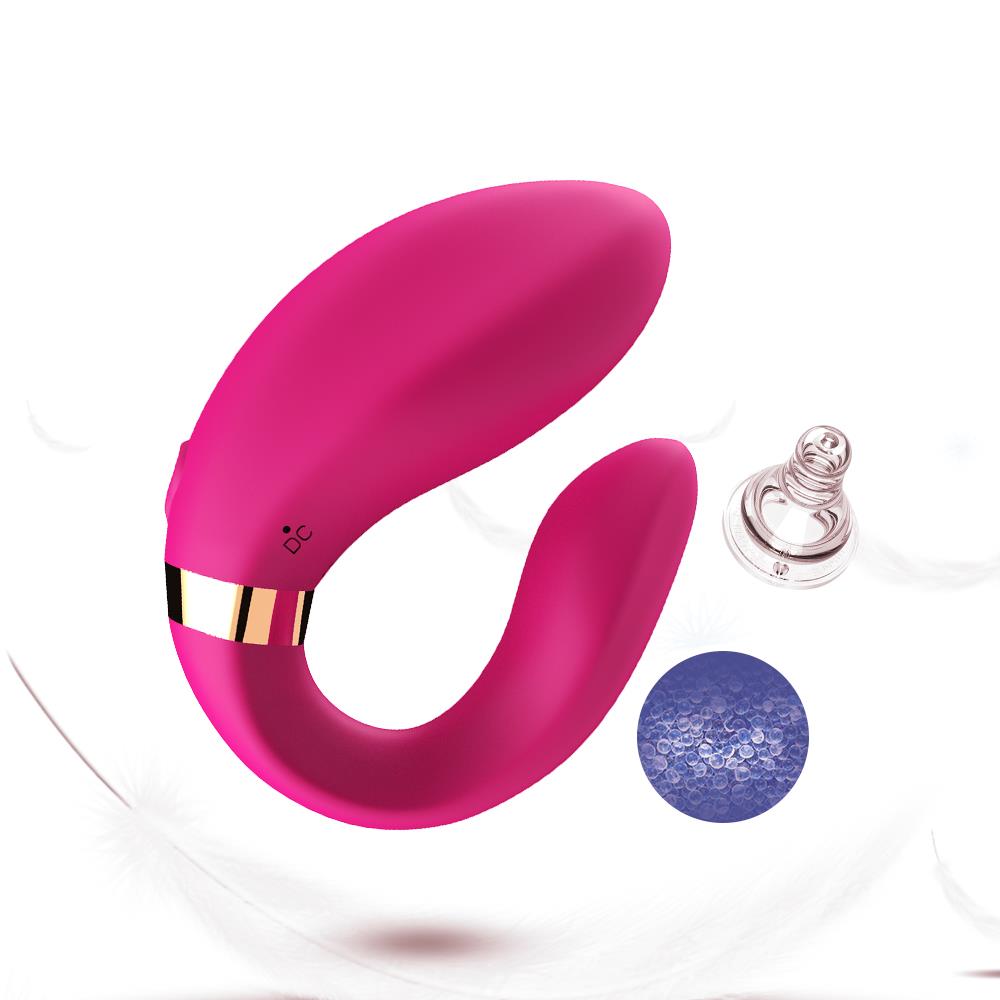 Stimulator Clitoridian din Silicon Roz Deschis Crescent USB Seria B Joy