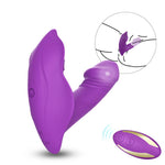 Vibrator discret pentru punctul G din silicon Joy Whistle, cu USB, violet