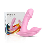 Vibrator Whistle Silicone pentru Punct G, Roz Deschis, USB, cu Telecomandă