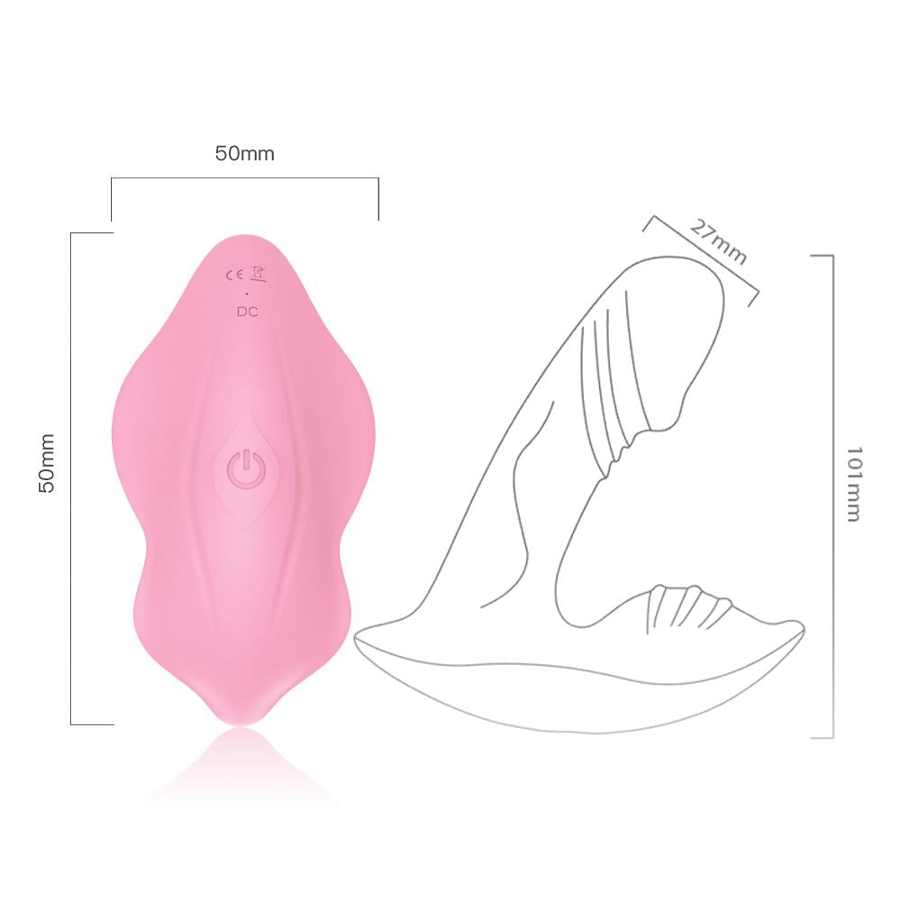 Vibrator Whistle Silicone pentru Punct G, Roz Deschis, USB, cu Telecomandă