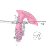 Vibrator Whistle Silicone pentru Punct G, Roz Deschis, USB, cu Telecomandă
