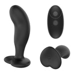 Vibrator anal Driller cu telecomandă Black B Series Joy
