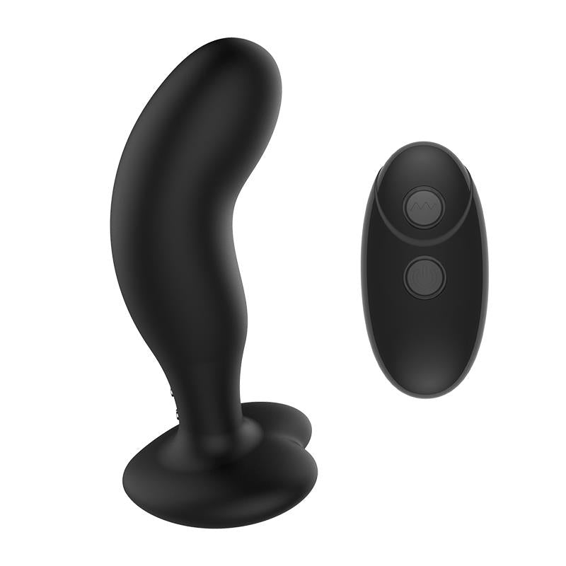 Vibrator anal Driller cu telecomandă Black B Series Joy