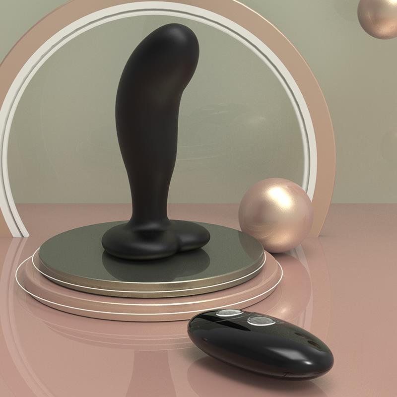 Vibrator anal Driller cu telecomandă Black B Series Joy
