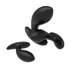 Dopuri anale de antrenament Dolly din silicon, negre, impermeabile Joy
