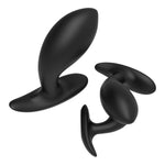 Dopuri anale de antrenament Dolly din silicon, negre, impermeabile Joy