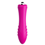 Vibrator glont din silicon, 9 moduri, roz, impermeabil