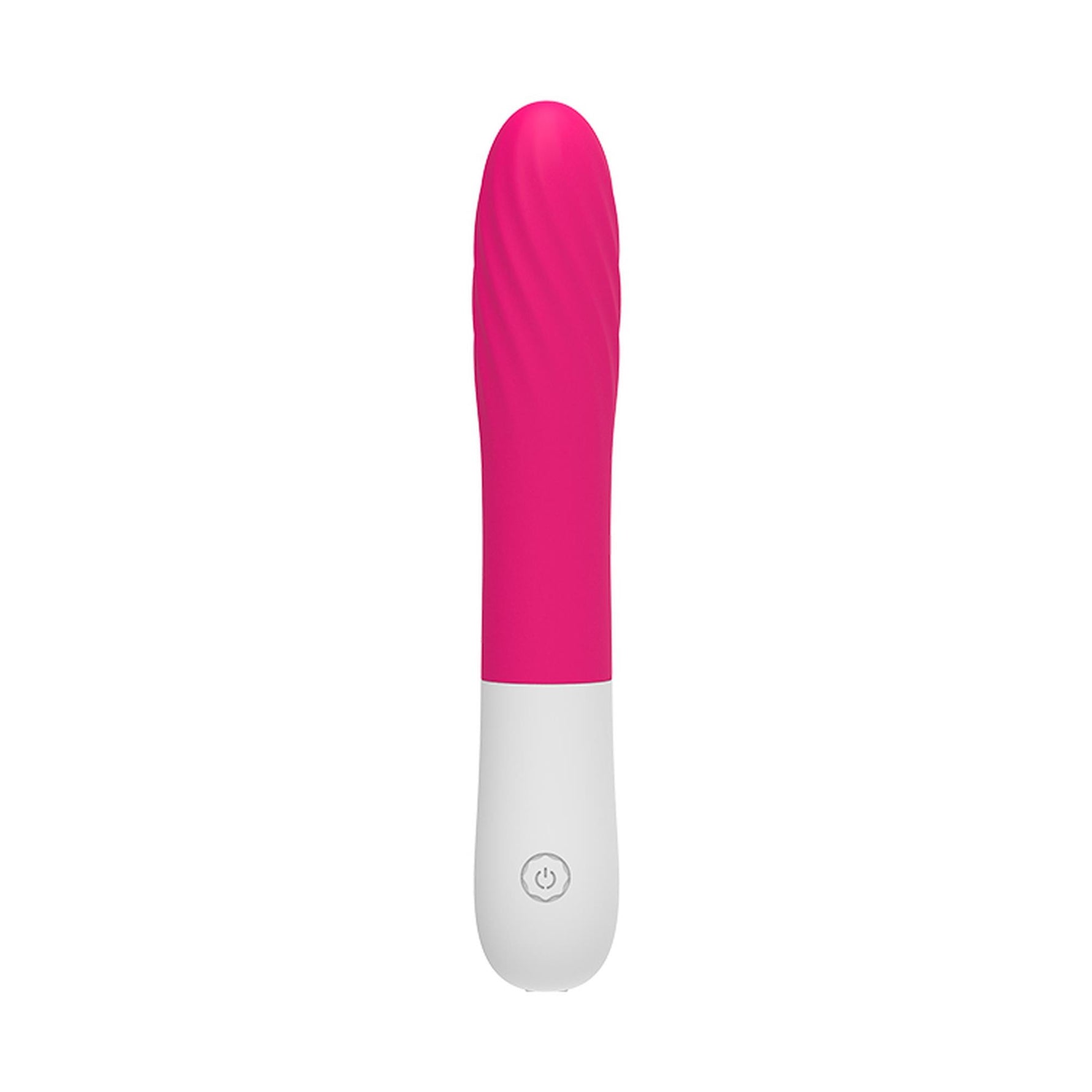 Vibrator pentru punctul G din silicon Joy seria B, roz, USB, 20 cm