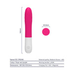 Vibrator pentru punctul G din silicon Joy seria B, roz, USB, 20 cm
