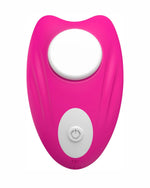 Stimulator clitoridian Catch Joy roz cu clemă USB pentru chiloți