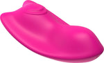 Stimulator clitoridian Catch Joy roz cu clemă USB pentru chiloți