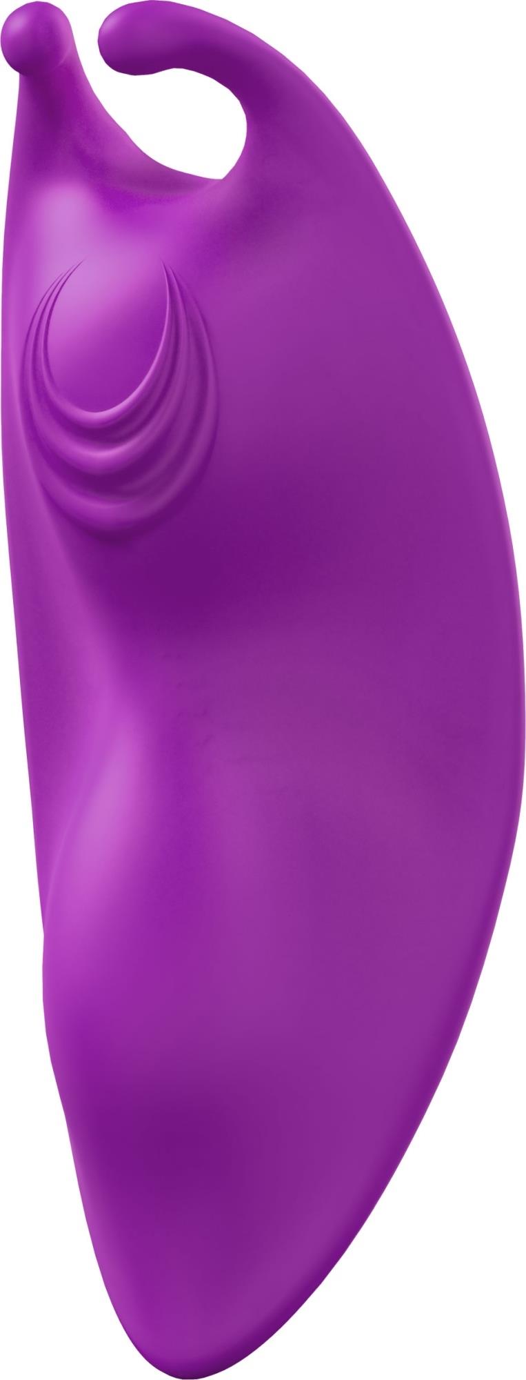 Stimulator clitoridian Joy Panty violet cu telecomandă USB
