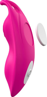 Stimulator clitoridian Catcher seria B Joy roz cu telecomandă USB