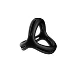 Inel de penis Timer seria B Joy din silicon elastic, negru