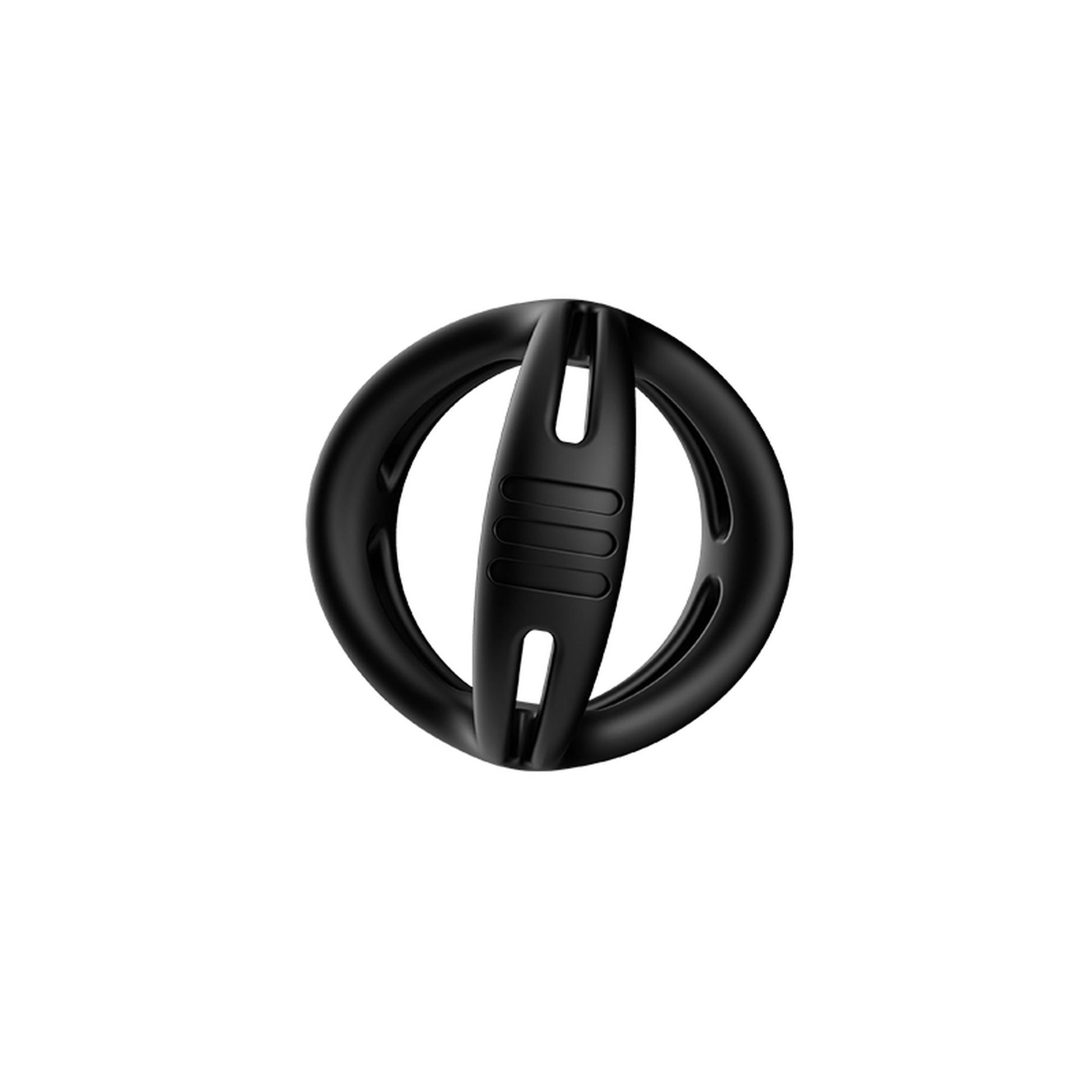 Inel de penis Timer seria B Joy din silicon elastic, negru