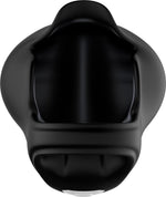 Inel vibrant pentru penis Ranger, USB, negru, cu punct
