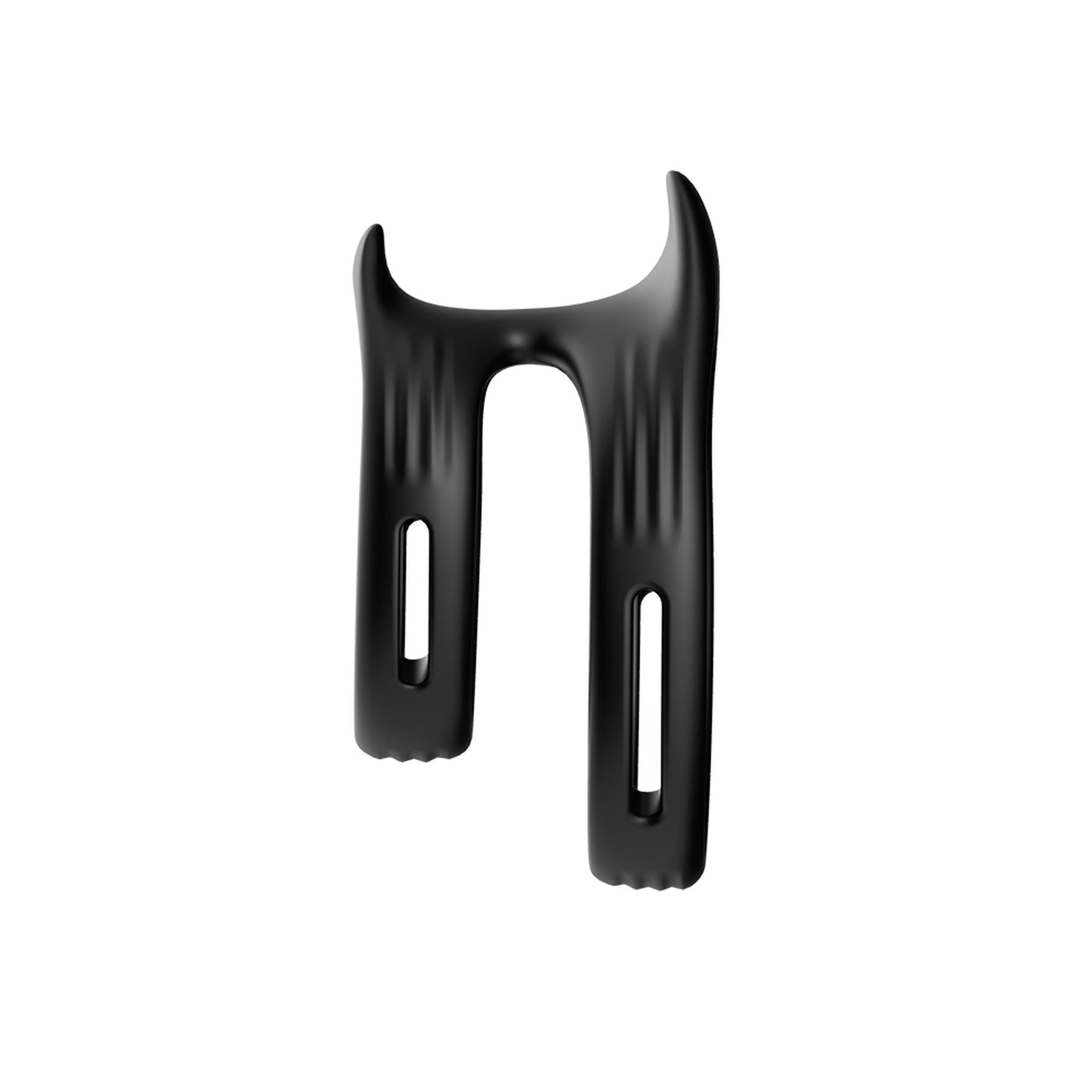 Inel dublu pentru penis Capen din silicon, negru