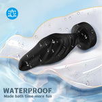 Dop anal vibrant Limonster, negru, cu 9 moduri, USB, impermeabil