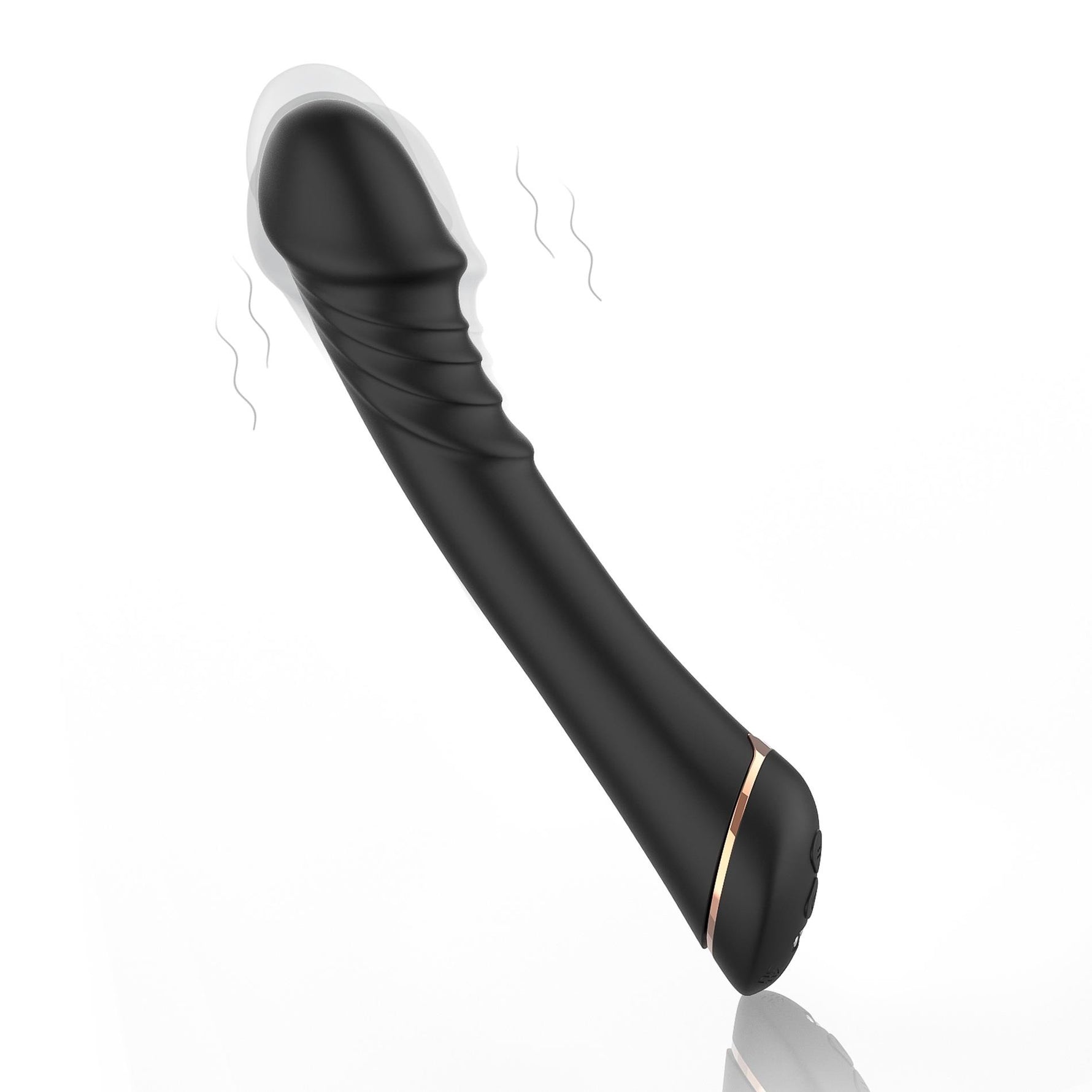 Vibrator Hancock din silicon pentru punctul G, negru, USB, 9 moduri