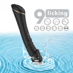 Vibrator Hancock din silicon pentru punctul G, negru, USB, 9 moduri