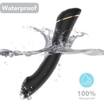 Vibrator Gwand Silicon pentru Punct G, Negru, USB