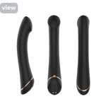 Vibrator Gwand Silicon pentru Punct G, Negru, USB