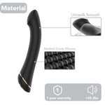 Vibrator Gwand Silicon pentru Punct G, Negru, USB