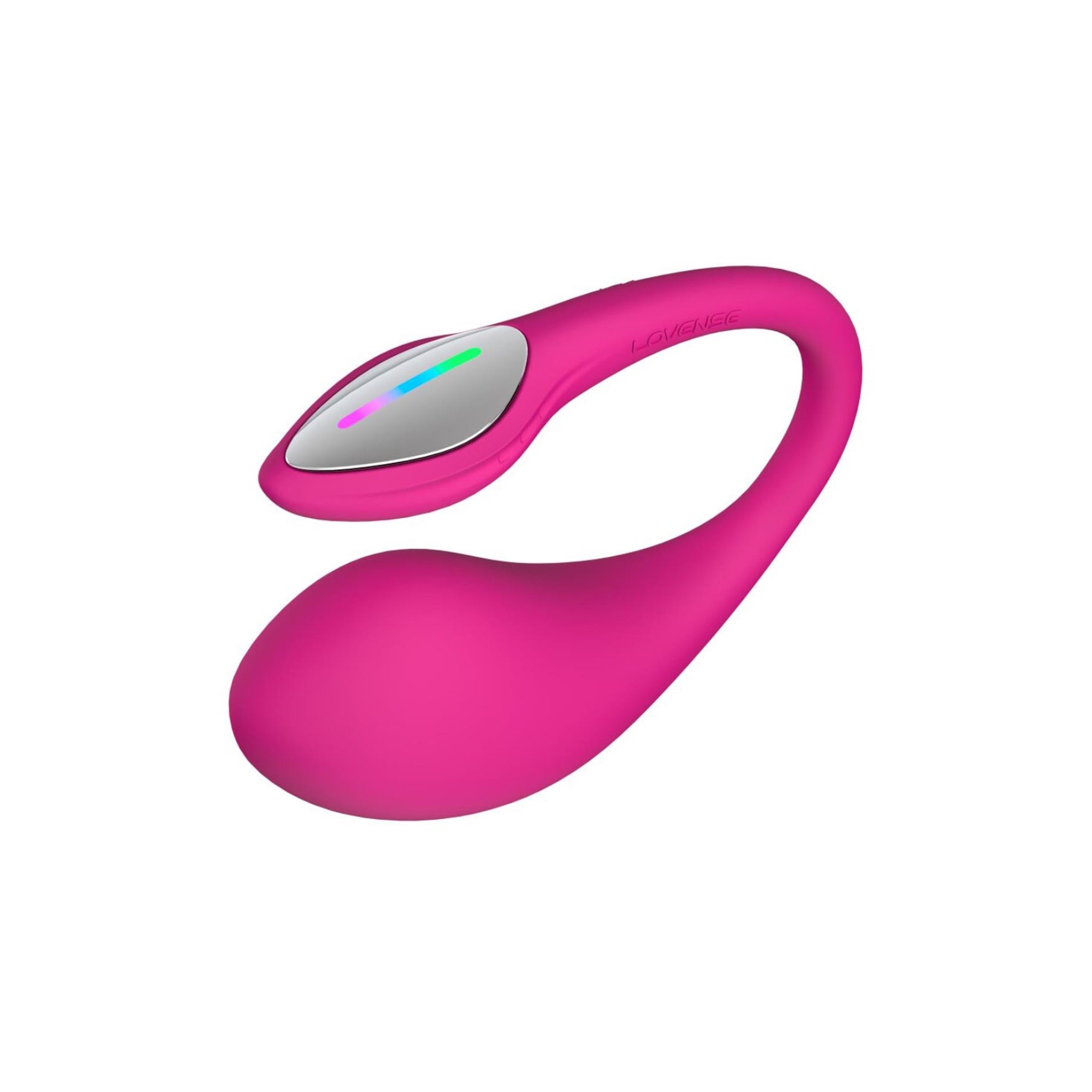 Ouă vibratoare Lovense Lush cu 4 aplicații, roz, 18 cm