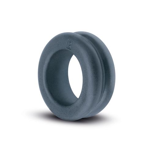 Inel de penis cu design dublu, gri