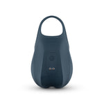 Inel vibrant Boners cu pungă pentru testicule, albastru, USB