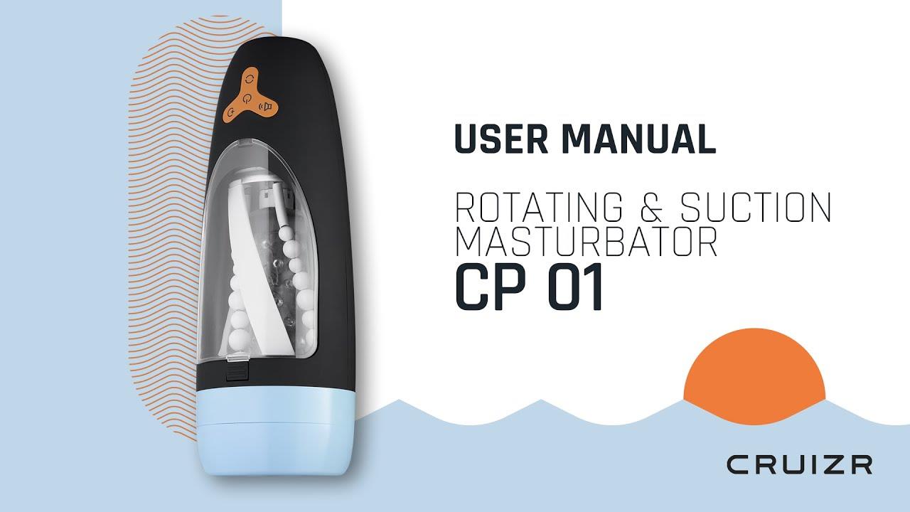 Masturbator USB cu rotație și aspirație automată Cruizr CP01