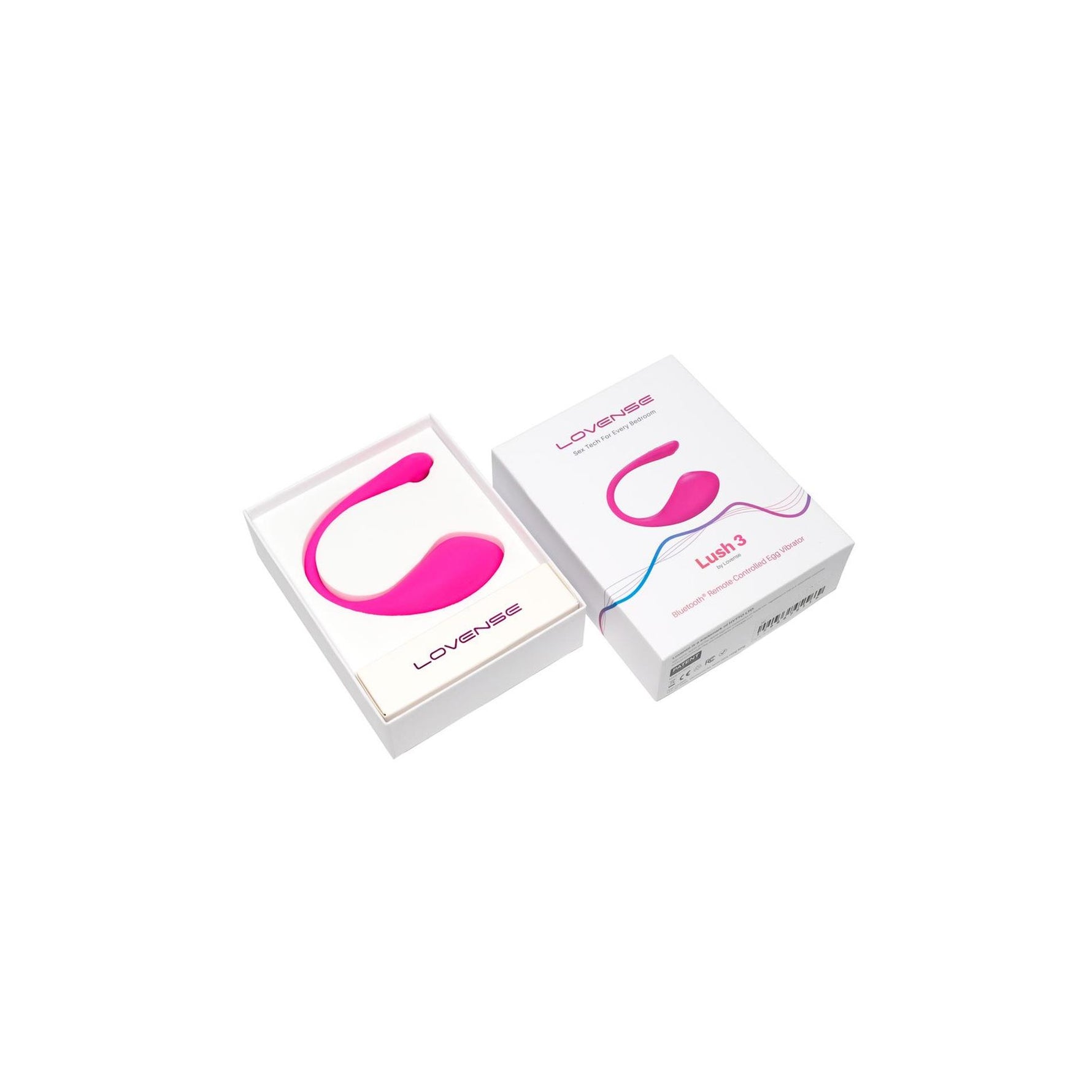Ou vibrant Lovense Lush cu 3 silicon și aplicație impermeabilă