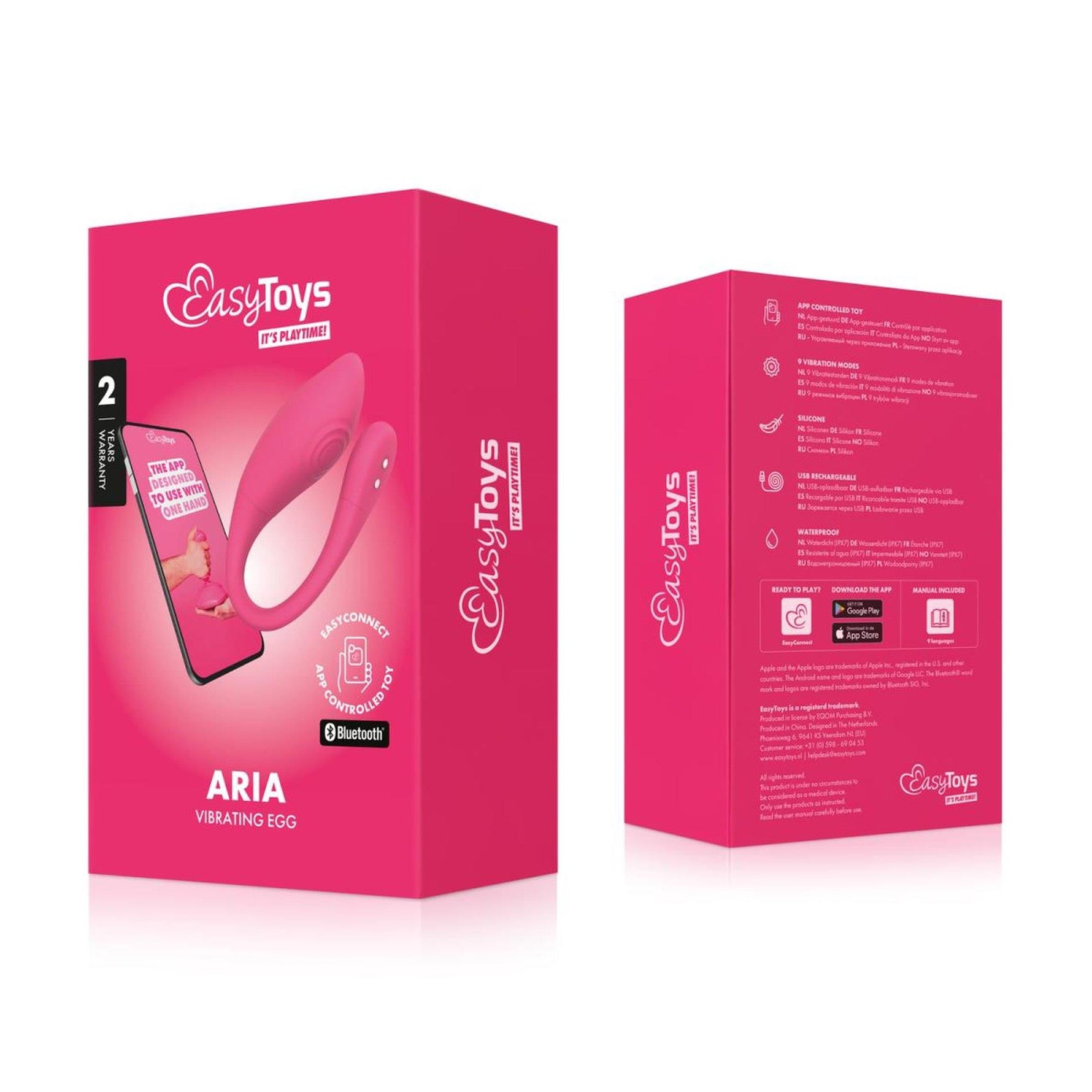Ou vibrant EasyConnect Aria controlat prin aplicație