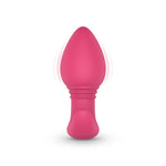 Plug anal vibrant EasyConnect Axel roz, controlat prin aplicație