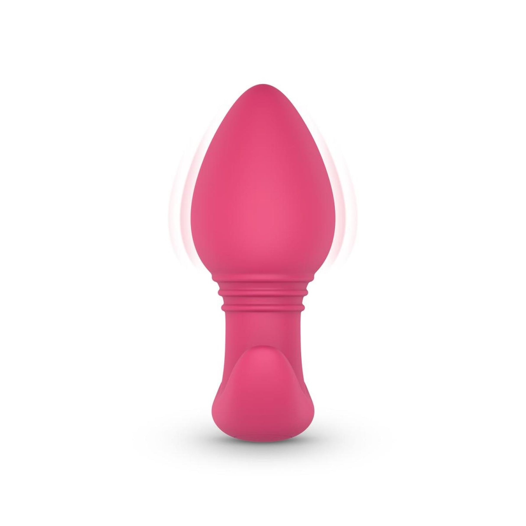 Plug anal vibrant EasyConnect Axel roz, controlat prin aplicație
