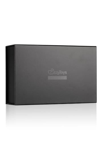 Set ham și cătușe EasyToys din piele sintetică neagră